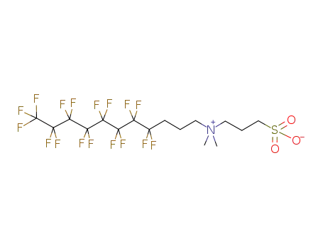3-[dimethyl(4,4,5,5,6,6,7,7,8,8,9,9,10,10,11,11,11-heptadecafluoroundecyl)ammonium]propanesulfonate