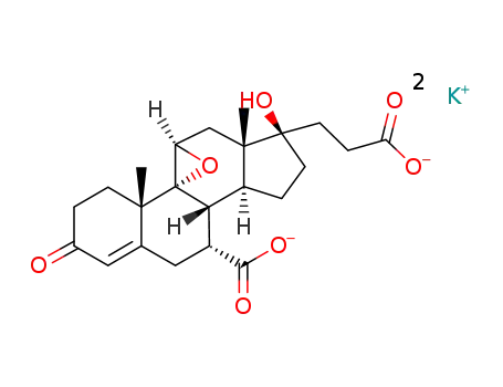 9,11α-epoxy,17-hydroxy-3-oxo-17α-pregn-4-ene-7α,21-dicarboxylic acid, dipotassium salt