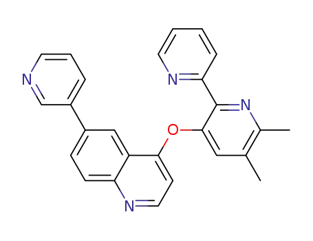 5,6-Dimethyl-3-(6-pyridin-3-yl-quinolin-4-yloxy)-[2,2']bipyridine