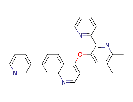 5,6-Dimethyl-3-(7-pyridin-3-yl-quinolin-4-yloxy)-[2,2']bipyridine