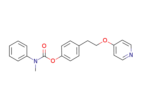 methyl-phenyl-carbamic acid 4-[2-(pyridin-4-yloxy)-ethyl]-phenyl ester