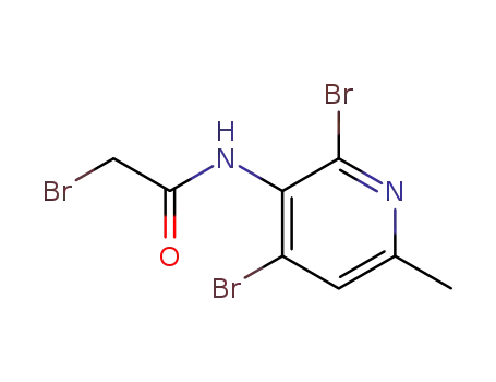 N-[2,4-dibromo-6-methylpyridin-3-yl]-2-bromoacetamide