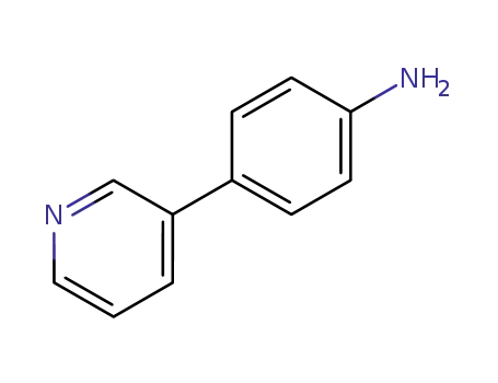 Molecular Structure of 82261-42-5 (4-(3-PYRIDYL)ANILINE)