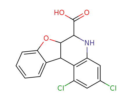 1,3-dichloro-5,6,6a,11b-tetrahydro-7-oxa-5-aza-benzo[c]fluorene-6-carboxylic acid