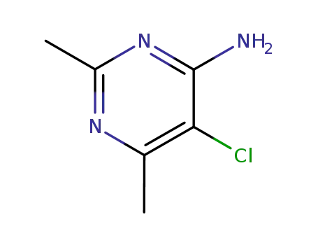Molecular Structure of 2858-20-0 (4-AMINO-5-CHLORO-2,6-DIMETHYLPYRIMIDINE)