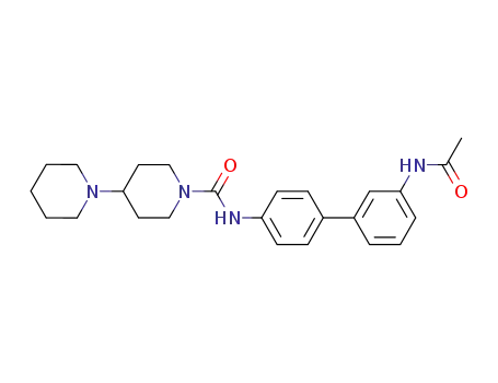 [1,4']bipiperidinyl-1'-carboxylic acid (3'-acetylamino-biphenyl-4-yl)amide