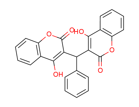 2H-1-Benzopyran-2-one, 3,3'-(phenylmethylene)bis[4-hydroxy-