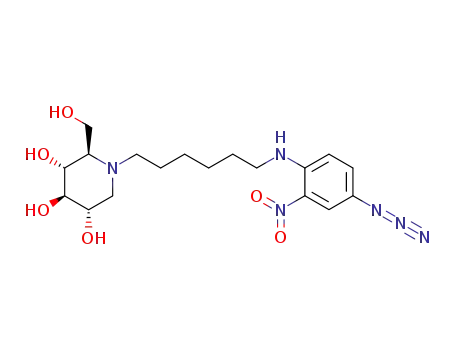(2R,3R,4R,5S)-1-(6-((4-azido-2-nitrophenyl)amino)hexyl)-2-(hydroxymethyl)piperidine-3,4,5-triol