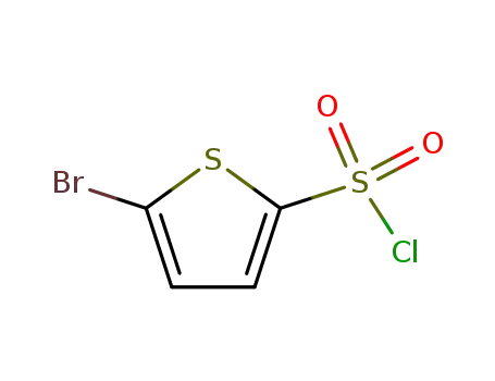 Molecular Structure of 55854-46-1 (5-Bromothiophenesulfonyl chloride)