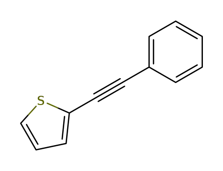 Molecular Structure of 4805-17-8 (2-(phenylethynyl)thiophene)