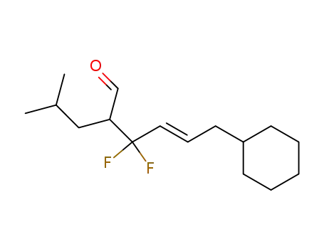 (E)-2-isobutyl-3,3-difluoro-6-cyclohexyl-4-hexenal