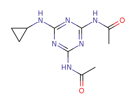 2,4-bis-acetylamino-6-cyclopropylamino-1,3,5-triazine