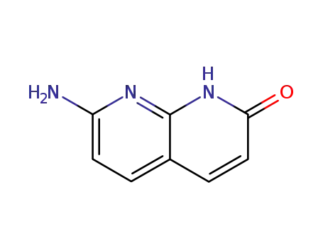 Molecular Structure of 1931-44-8 (7-AMINO-1,8-NAPHTHYRIDIN-2(8H)-ONE)