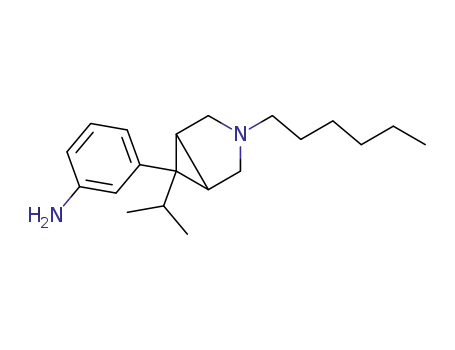 3-(3-hexyl-6-isopropyl-3-azabicyclo[3.1.0]hex-6-yl)aniline