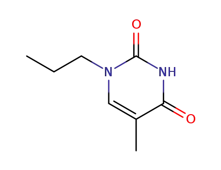 Molecular Structure of 22919-49-9 (1-PROPYLTHYMINE)