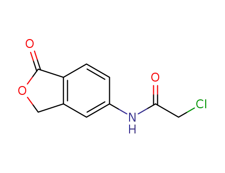 Molecular Structure of 612850-65-4 (2-chloro-N-(1-oxo-1,3-dihydro-2-benzofuran-5-yl)acetamide)