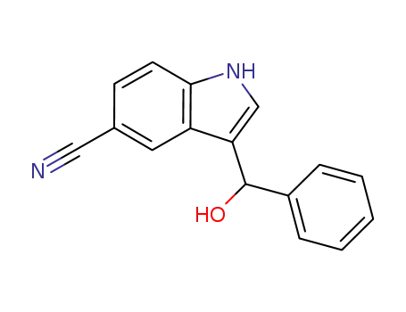 3-(hydroxyphenylmethyl)indole-5-carbonitrile