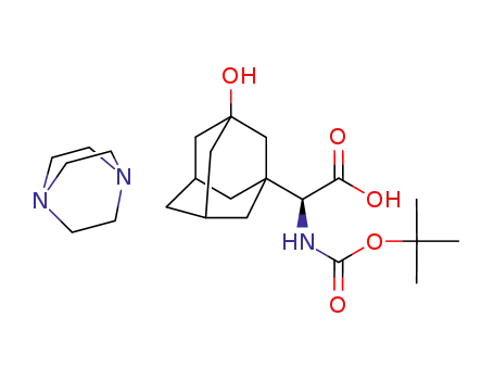 (<αS)-<α[[(1,1-dimethylethoxy)carbonyl]amino]-3-hydroxytricyclo[3.3.1.137] decane-1-acetic acid DABCO salt
