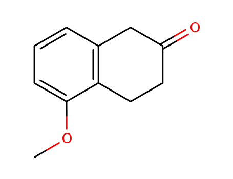 Molecular Structure of 32940-15-1 (5-Methoxy-2-tetralone)