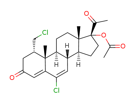 (1alpha)-17-(Acetyloxy)-6-chloro-1-(chloromethyl)pregna-4,6-diene-3,20-dione(17183-98-1)