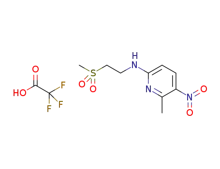 (2-methanesulfonyl-ethyl)-(6-methyl-5-nitro-pyridin-2-yl)-amine trifluoroacetate