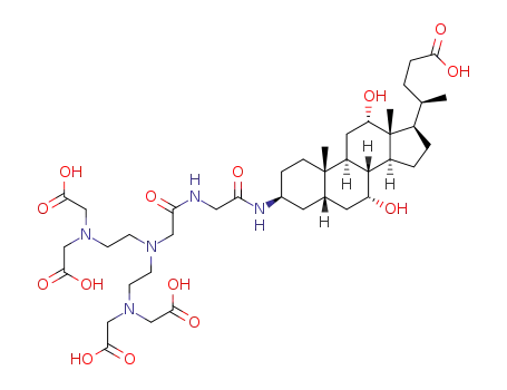 (3β,5β,7α,12α)-3-[[[[[bis[2-[bis(carboxymethyl)amino]ethyl]amino]-acetyl]amino]-acetyl]amino]-7,12-dihydroxycholan-24-oic acid