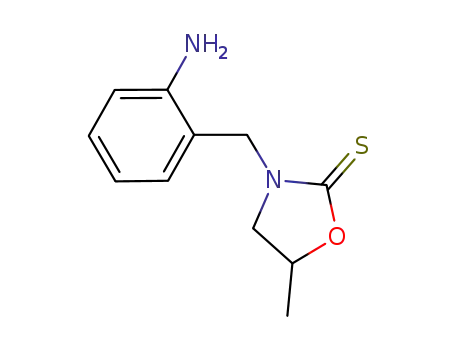 5-methyl-3-(2-aminobenzyl)-2-oxazolidinethione