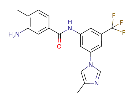 3-amino-4-methyl-N-(3-(4-methyl-1H-imidazol-1-yl)-5-(trifluoromethyl)phenyl)benzamide