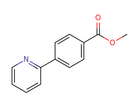 Molecular Structure of 98061-21-3 (METHYL 4-(2-PYRIDINYL)BENZOATE)