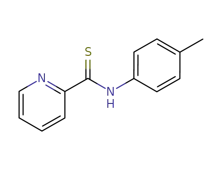 Molecular Structure of 21259-34-7 (2-Pyridinecarbothioamide, N-(4-methylphenyl)-)