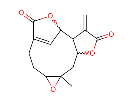 5H-7,4-Methenofuro[3,2-c]oxireno[f]oxacycloundecin-5,9(7H)-dione,1a,2,3,7a,8,10a,11,11a-octahydro-11a-methyl-8-methylene-,(1aS,7R,7aR,10aS,11aS)-