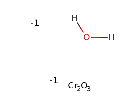 chromium(III) oxide * x H2O