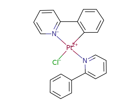 κ2(N,C(2))-(2-phenylpyridine)-κ1(N)-(2-phenylpyridine)chloroplatinum(II)