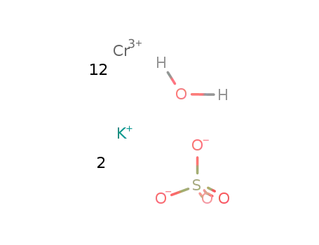 chromium potassium sulfate dodecahydrate