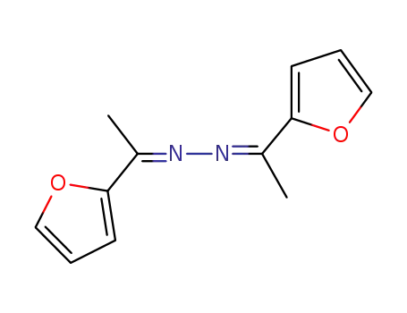 Molecular Structure of 24523-53-3 (1-(2-Furanyl)ethanone [1-(2-furanyl)ethylidene]hydrazone)