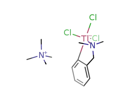 tetramethylammonium trichloro(2-dimethylaminomethylphenyl-C'N)thallate(III)