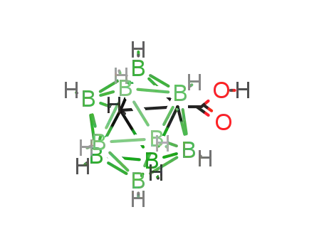 Molecular Structure of 18178-04-6 (1,2-DICARBADODECABORANE(12)-1-CARBOXYLIC ACID)