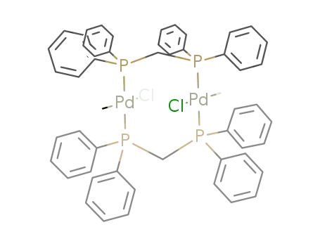 Pd2(CH3)2(Cl)2(μdppm)2
