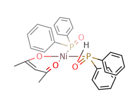 cis-2,4-pentanedionato-(hydrogendiphenylphosphinito-P)(diphenylphosphinito-P)nickel(II)