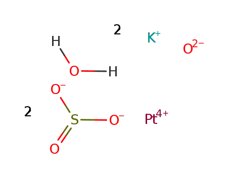 potassium platinum(IV) oxosulfite*H2O