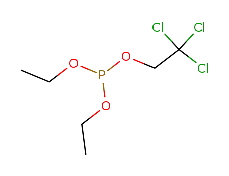 Molecular Structure of 82564-87-2 (Phosphorous acid, diethyl 2,2,2-trichloroethyl ester)