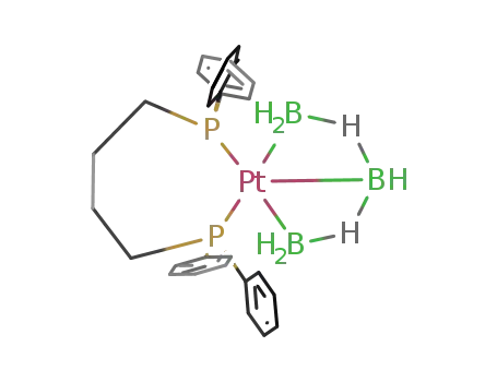 1-{1,4-bis(diphenylphosphino-κP)butane}-1-platina-arachno-tetraborane(7)