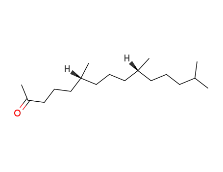 Molecular Structure of 16825-16-4 (2-Pentadecanone,6,10,14-trimethyl-, (6R,10R)-)