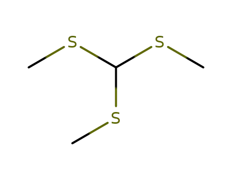 Molecular Structure of 5418-86-0 (TRIS(METHYLTHIO)METHANE)