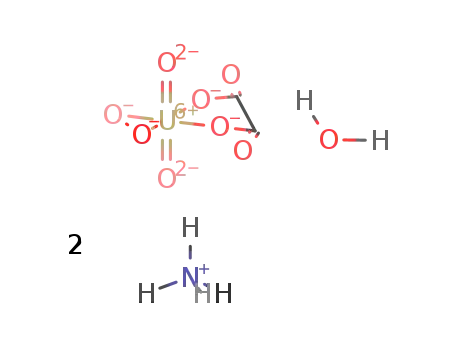 ammonium dioxoperoxy(oxalato)uranate(VI) hydrate