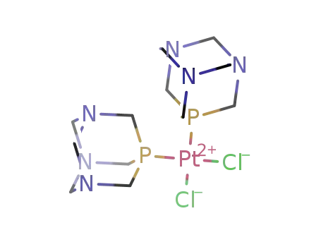 cis-[bis(1,3,5-triaza-7-phosphaadamantane)dichloroplatinum(II)]