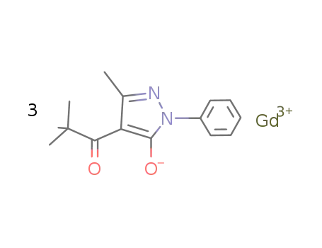 [(1-phenyl-3-methyl-4-(trimethylacetyl)pyrazol-5-one)3gadolinium(III)]