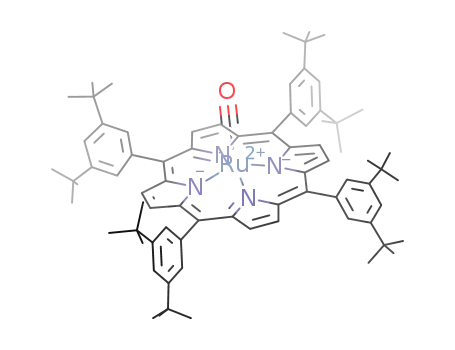 meso-5,10,15,20-tetrakis(3,5-di-tert-butylphenyl)porphyrinato ruthenium(II) carbonyl