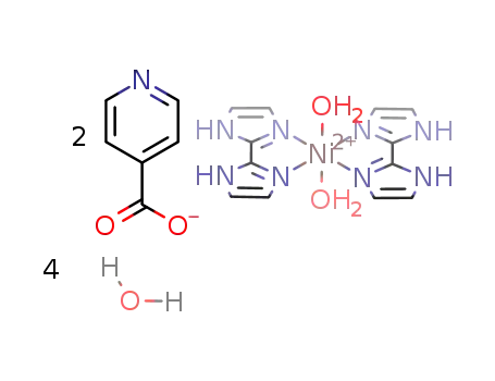 [Ni(2,2'-biimidazole)2(OH2)2](isonicotinate)2*4H2O