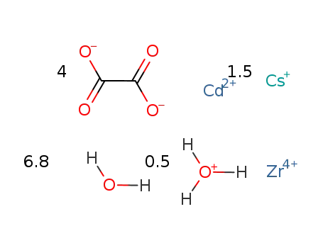 cadmium zirconium cesium oxalate